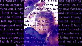 From Housewife to HotWife, watch the real video documented journey of this shy girl turned slut.