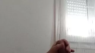 Fit guy masturbates big and fat dick  #15