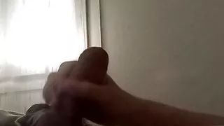 I saw my stepmom watching me take a shower and asked for a video of my erect cock  #15