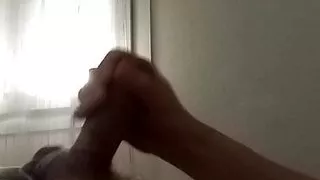 I wank my fat dick to better fuck my tgirl friend with tight asshole  #15