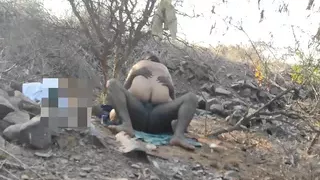 Desi aunty outdoor village sex