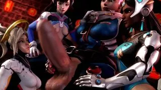 All The Overwatch Sluts Want A Taste Of Zaryas Big Futa Cock