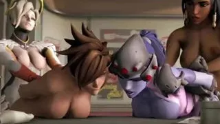 Overwatch Futa 4some