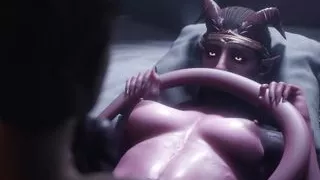 The Lyria Bordello TItjob Scene