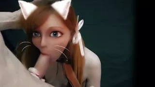 waifu cat girl in real life - real life hentai
