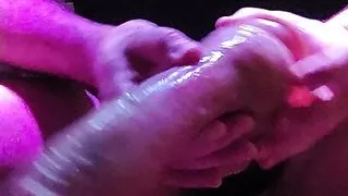 Large Dildo Stretching Session