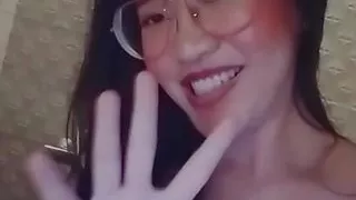 Horny hot sexy Asian girl nude show pussy ass tits masturbate 5