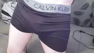 Young boy masturbating his big cock in cyber skin pussy