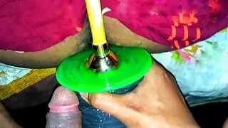 Bhai ne bhen ko Latai se gand marvai fir creampie kiya