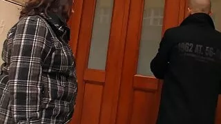 Guy picks up chubby fatty from the street for play