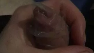 Foreskin Play With Condom