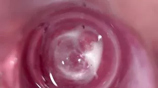 Friend's wife show what is deep inside her tight creamy vagina