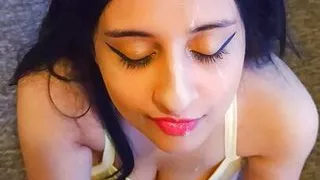 Busty Teen Punishes Sensitive Cock HUGE FACIAL