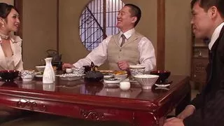 Sexy Bitch Sucks Cock Then Rides On It On The Floor