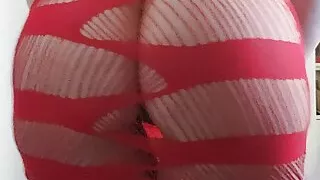 PREVIEW: Stripping and teasing in red!