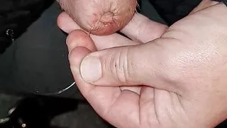 Sewing a purse string cock