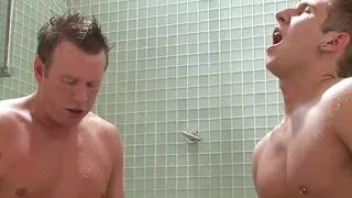 Adrianna Nicole Gets Down On Her Knees In The Shower For A