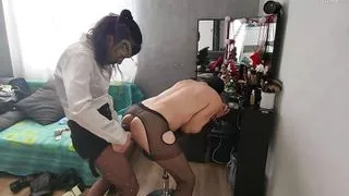 3 is the perfect number!!! a wonderful triple anal!!!! STRAPON