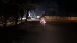 Caught on road while stripping