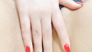Classic masturbation with a red manicure - DepravedMinx