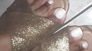 Ferfeet36 Golden Sandal