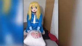 Kigurumi Blau Schulmädchen Höcker Aufblasbar Breathplay