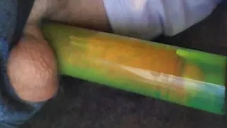 Cum Filled Balls And Vacuum Pumping From Side