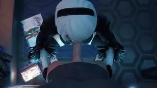 A Night With 2B (Blowjob)