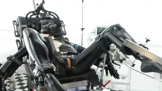 Examination and fuck machine treatment