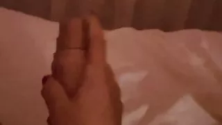 Girl's masturbation with a different dildo