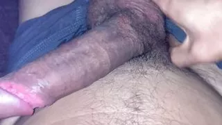 Boy fast hand job in room