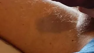slow masturbating precum