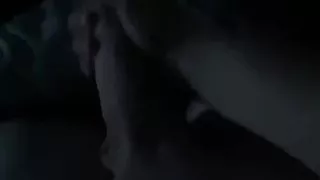 Deutscher Teenager beim Wichsen im Dunkeln