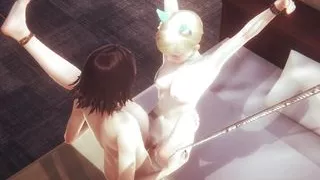 Hentai Unzensiert - Sexy Blode kitty Mädchen Sex im Hotel