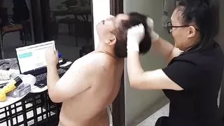 Shy boy anus severely