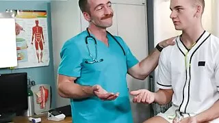Doctor Stepdad Helps His Stepson's Dick By Getting Fucked