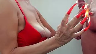 Stepmom long nails fair cfnm bdsm orgasm