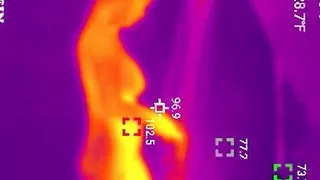 Thermal Pearl Necklace Sex with Shower