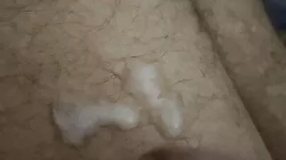 Quick jerk off and cum uncut using iPhone 12.