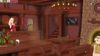 Wizards Adventures-Her first huge black cock