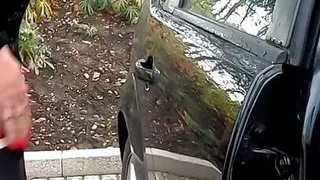 Amateur Crossdresser Kellycd2022 sexy milf outdoors masturbation sissy cumshot public pantyhose heels shemale tranny