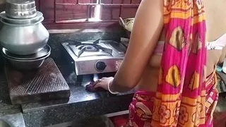 Red saree Kitchen Sex In Sonali ( Official Video By Villagesex91 )
