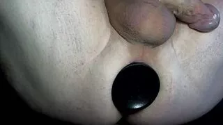 bustin a nut with a plug in my manhole