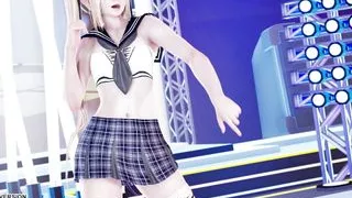 MMD Giga - CH4NGE Petite Teen Marie Rose Sexy Hot Dance Uncensored Hentai