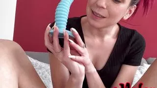 First Time Dildo in Pussy