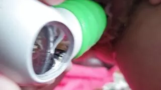 Squirting with the aid of my vibrator.