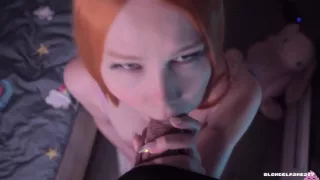 Amazing Ebony Babe Giving Pov Blowjob