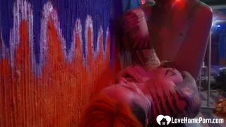 Banging My Tattooed Sugar With Orange Hair