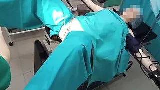 Green color in gyno exam