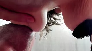 Old lady breastfeeding big natural tits